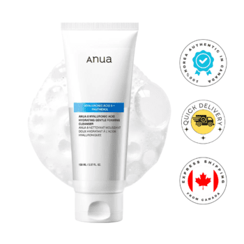Anua Hydrating Gentle Foaming Cleanser, Hyaluronic Acid, Glycerin, Zinc, Panthenol5.07fl Oz (150ml)