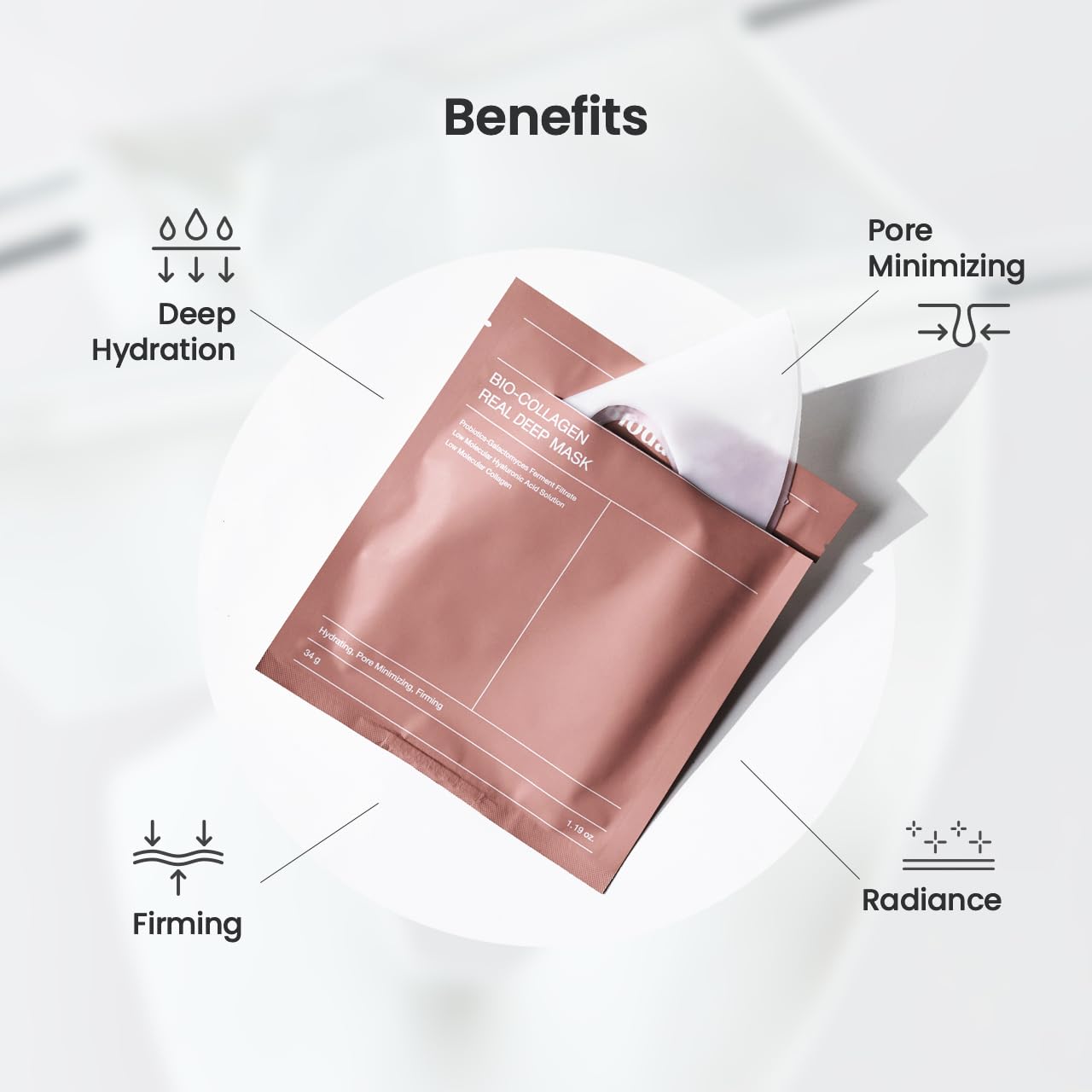 パック・フェイスマスク Biodance Bio-Collagen Real Deep Mask 34g Biodance / バイオコラーゲンリアルディープマスク 34gの商品