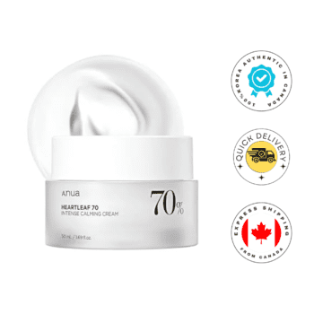 Anua, Heartleaf 70% Intense Calming Cream, 1.69 Fl Oz (50 Ml)