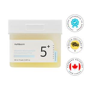 Numbuzin No.5+ Vitamin Niacinamide Concentrated Pads (70pcs)