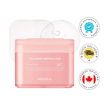 Mediheal Collagen Ampoule Pad, Eco Silk Pads, 100 Pads