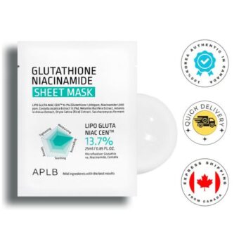 APLB Glutathione Niacinamide Sheet Mask (1EA)