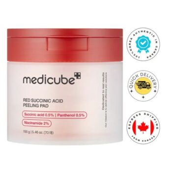 Medicube Red Succinic Acid Peeling Pads (70pcs)
