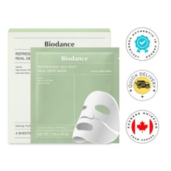 Biodance Refreshing Sea Kelp Real Deep Mask 1Box (34g*4ea)