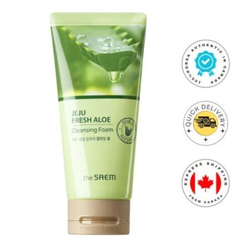 The Saem Jeju Aloe cleansing foam 150g