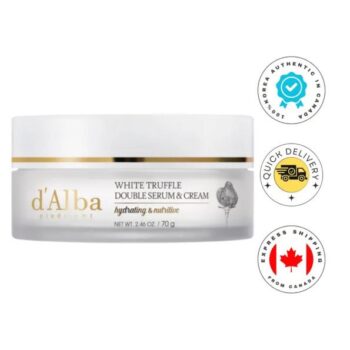 d'Alba WHITE TRUFFLE DOUBLE SERUM & CREAM 70gram