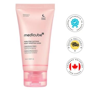 Medicube PDRN PINK CAFFEINE NIGHT WRAPPING MASK 75ML