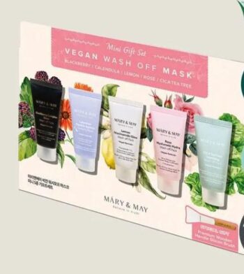 Mary&May Vegan Wash Off Mask Mini Gift Set 5Pcs