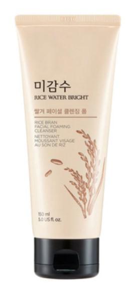 THE FACE SHOP RICE WATER BRIGHT RICE BRAN FACIAL FOAMING CLEANSER 150ML