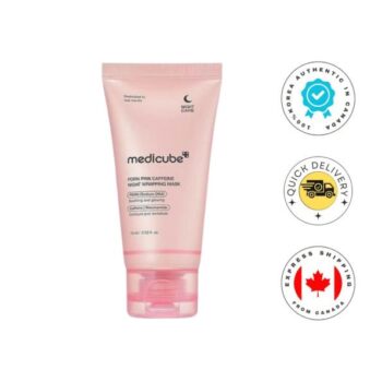 Medicube PDRN PINK CAFFEINE NIGHT WRAPPING MASK 75ML