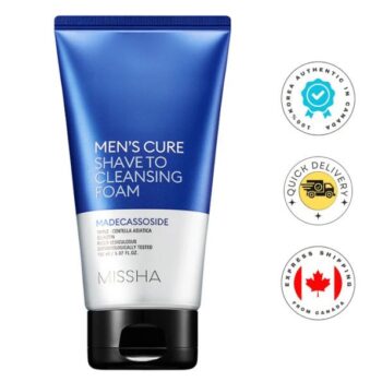 MISSHA Men's Cure Shave To Cleansing Foam 150ml