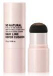 SO NATURAL Hair Line Cover Cushion 03 Natural Black