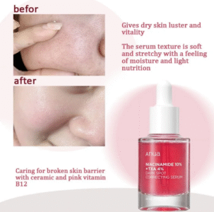 Anua Red Serum lightweight texture – gentle Korean skincare