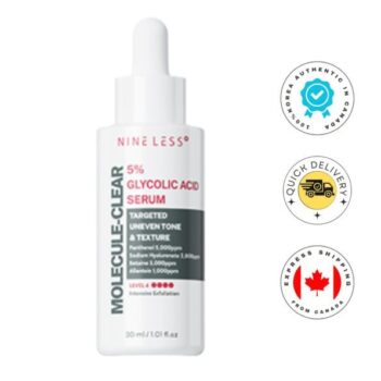 NINELESS Molecule-Clear 5% Glycolic Acid Serum 30ml