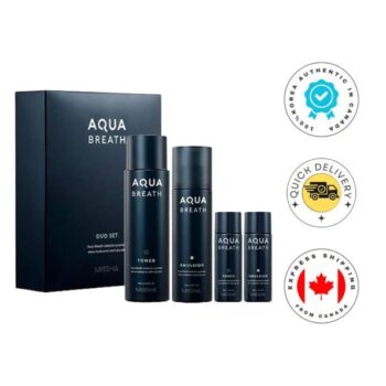 MISSHA For Men Aqua Breath Duo Set 4Pcs