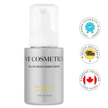 VT COSMETICS NIACINAMIDE GLUTATHIONE YELLOW MICRO BUBBLE SERUM 70ml