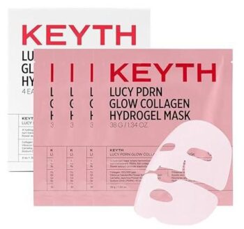 KEYTH Lucy PDRN Glow Collagen Hygrogel Mask 4 Pc