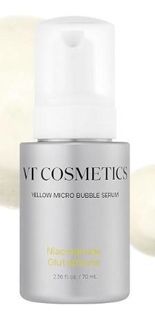 VT COSMETICS NIACINAMIDE GLUTATHIONE YELLOW MICRO BUBBLE SERUM 70ml