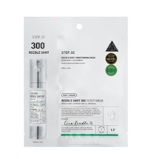 VT COSMETICS MILD REEDLE SHOT 300 2-STEP MASK 1PC